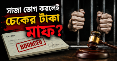 চেকের মামলায় সাজা ভোগ করলেই কি টাকার দায় শেষ?