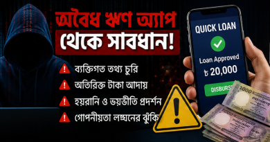 ব্যক্তিগত তথ্য চুরি ও হয়রানির আশঙ্কা