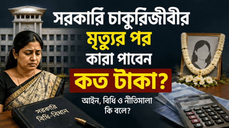 সরকারি চাকরিজীবী নারীর মৃত্যুর পর প্রাপ্য অর্থ নিয়ে বিতর্ক