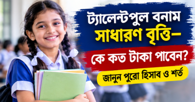 ট্যালেন্টপুল বনাম সাধারণ বৃত্তি—কে কত টাকা পাবেন? ৩ বছরে মোট প্রাপ্তির পুরো হিসাব ও গুরুত্বপূর্ণ শর্ত
