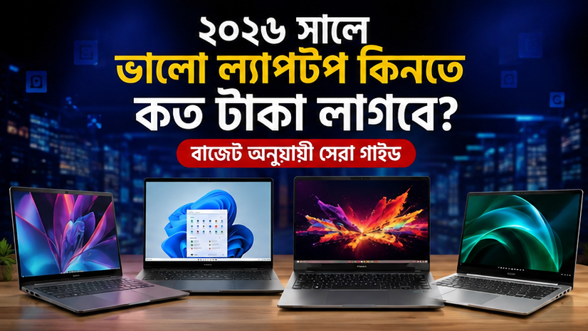 ২০২৬ সালে ভালো ল্যাপটপ কিনতে কত টাকা লাগবে?