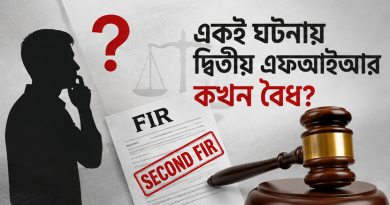 প্রথম FIR অস্পষ্ট হলে কি দ্বিতীয় FIR করা যায়?