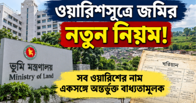 সব ওয়ারিশের নাম একসঙ্গে অন্তর্ভুক্ত বাধ্যতামূলক
