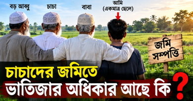 চাচাদের জমিতে ভাতিজার অধিকার আছে কি?