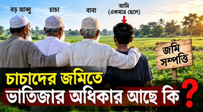 চাচাদের জমিতে ভাতিজার অধিকার আছে কি?