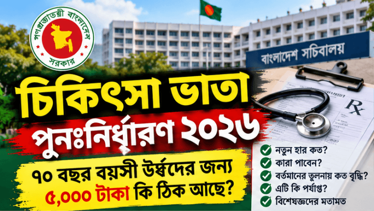 ৭০ বছরের ঊর্ধ্বে ৫ হাজার নাকি ৬ হাজার টাকা?