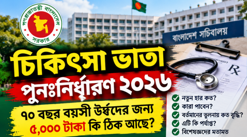 ৭০ বছরের ঊর্ধ্বে ৫ হাজার নাকি ৬ হাজার টাকা?