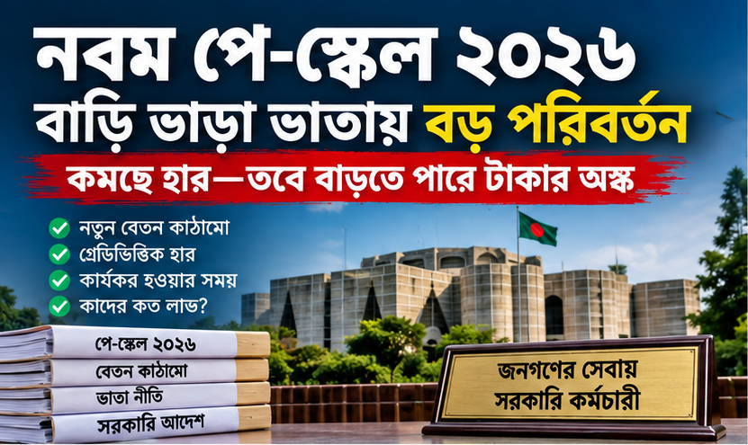 নবম পে-স্কেল ২০২৬: বাড়ি ভাড়া ভাতায় বড় পরিবর্তন,