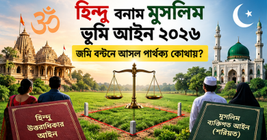 হিন্দু বনাম মুসলিম ভূমি আইন ২০২৬