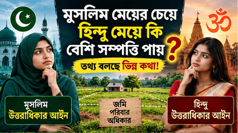 মুসলিম বনাম হিন্দু জমি বণ্টন আইন ২০২৬