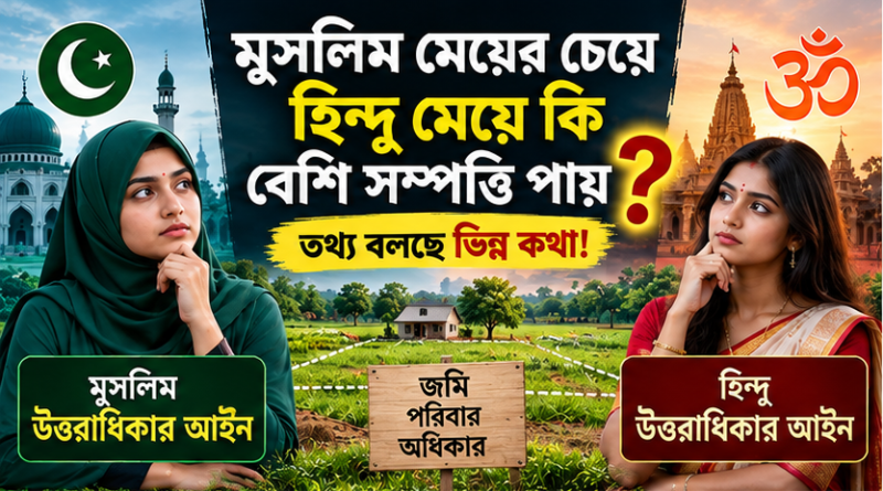মুসলিম বনাম হিন্দু জমি বণ্টন আইন ২০২৬
