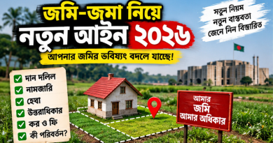 জমি-জমা নিয়ে ২০২৬ সালের বড় পরিবর্তন