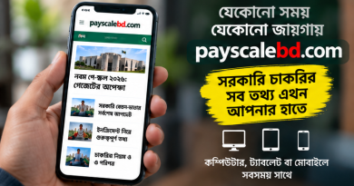 সরকারি চাকরিজীবীদের পে-স্কেল ও বেতন-ভাতার খবর এক প্ল্যাটফর্মে—payscalebd.com