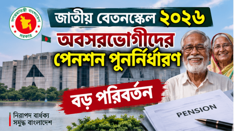 অবসরভোগীদের পেনশন পুনর্নির্ধারণে বড় পরিবর্তন, কে কত টাকা পাবেন