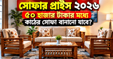 ৫০ হাজার টাকার মধ্যে কাঠের সোফা বানানো যাবে?