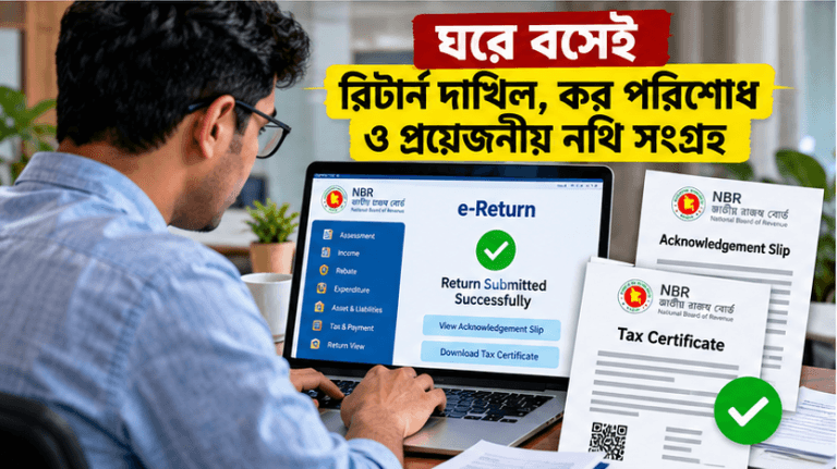 রিটার্ন দাখিল থেকে TDS সমন্বয়—যা জানা জরুরি