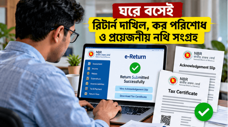 রিটার্ন দাখিল থেকে TDS সমন্বয়—যা জানা জরুরি