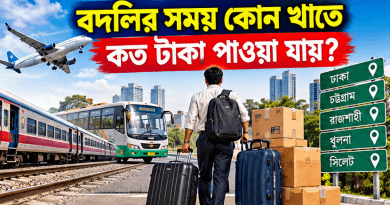 সরকারি কর্মচারীদের বদলিজনিত ভাতা ২০২৬