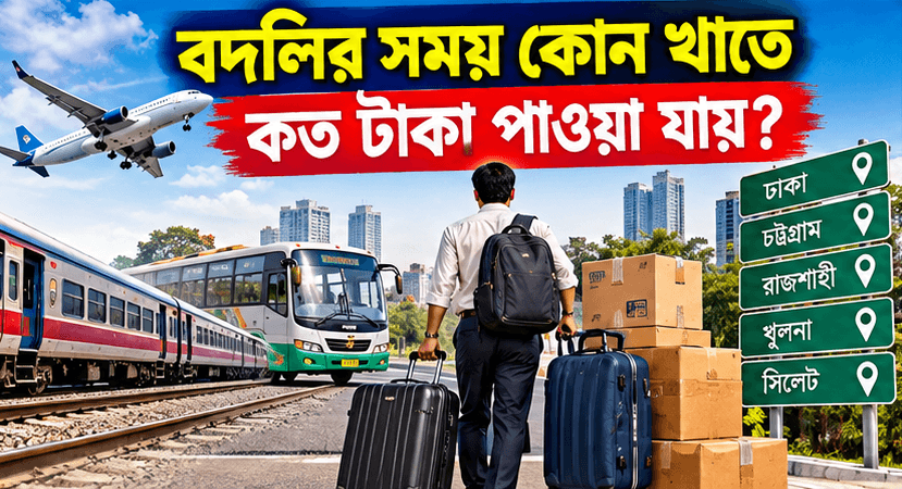 সরকারি কর্মচারীদের বদলিজনিত ভাতা ২০২৬