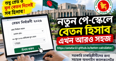 নতুন পে-স্কেলে বেতন হিসাব এখন আরও সহজ