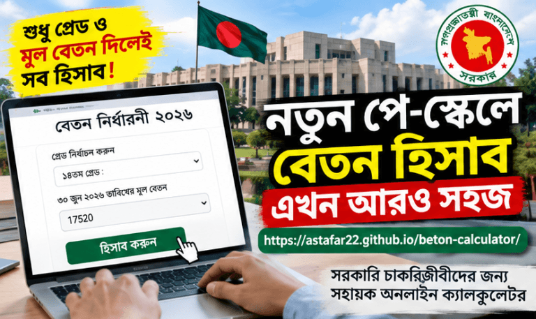 নতুন পে-স্কেলে বেতন হিসাব এখন আরও সহজ
