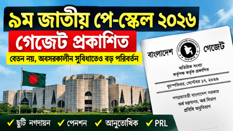 সরকারি কর্মচারীদের অবসর সুবিধা পুনর্নির্ধারণ