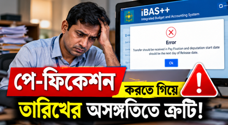 সমাধান কী? iBAS++-এর এরর মেসেজে আটকে সরকারি কর্মচারীরা