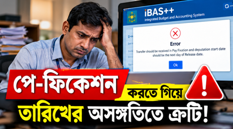 সমাধান কী? iBAS++-এর এরর মেসেজে আটকে সরকারি কর্মচারীরা
