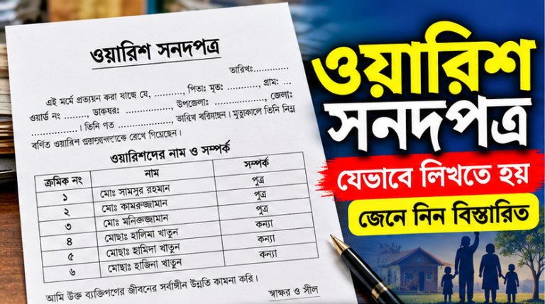 প্রয়োজনীয় তথ্য, ওয়ারিশদের নাম-সম্পর্ক ও আবেদন প্রক্রিয়া জেনে নিন