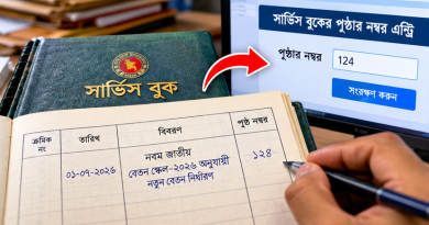 পে ফিক্সেশনের পর ৪ ধাপের কাজ