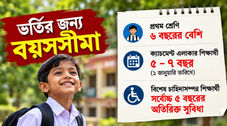 সরকারি স্কুলে ভর্তি ২০২৭