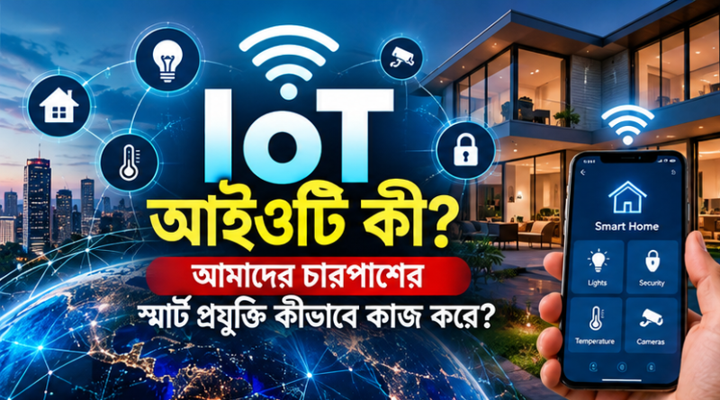 আইওটি (IoT) কী? স্মার্টফোন থেকে স্মার্ট সিটি