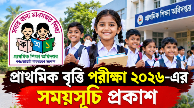 প্রাথমিক বৃত্তি পরীক্ষা ২০২৬