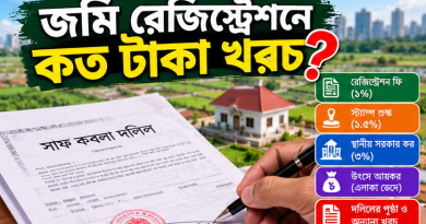 জমি রেজিস্ট্রেশনের আগে জেনে নিন মোট খরচ