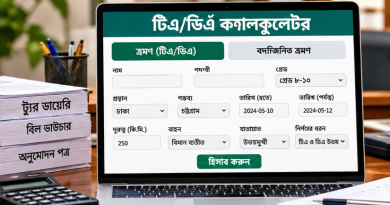 সরকারি কর্মকর্তা-কর্মচারীদের টিএ/ডিএ ভাতা