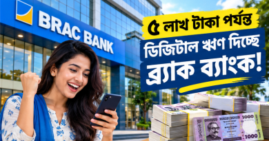 ব্র্যাক ব্যাংকে ৫ লাখ টাকা পর্যন্ত ডিজিটাল ঋণ