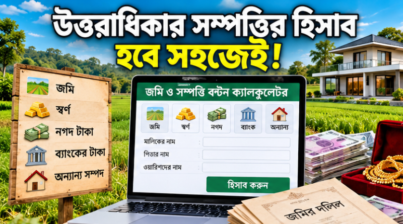 Jomi Uttoradhikar Calculator