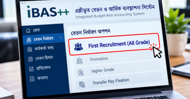 নতুন সরকারি চাকরিজীবীদের বেতন নির্ধারণে আইবাস++-এর বিশেষ অপশন