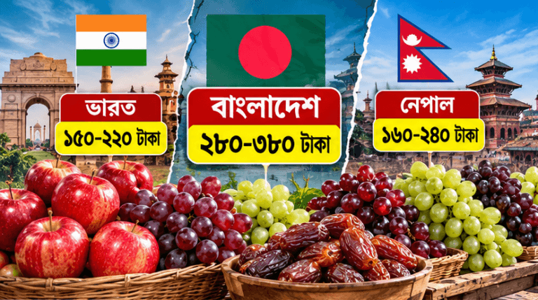 ভারত-নেপালের চেয়েও ফলের দাম বেশি বাংলাদেশে